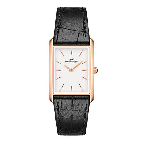 Bound Black Crocodile Rose Gold DW00600693