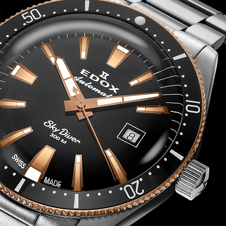 Edox Skydiver 80126-357RNM-NIRB Kol Saati