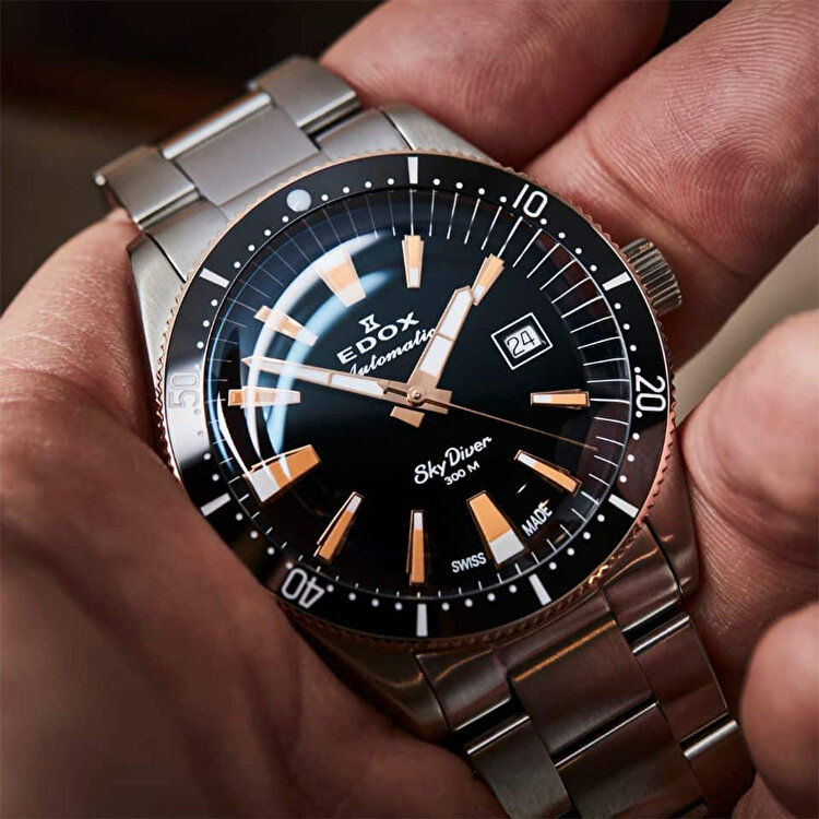 Edox Skydiver 80126-357RNM-NIRB Kol Saati