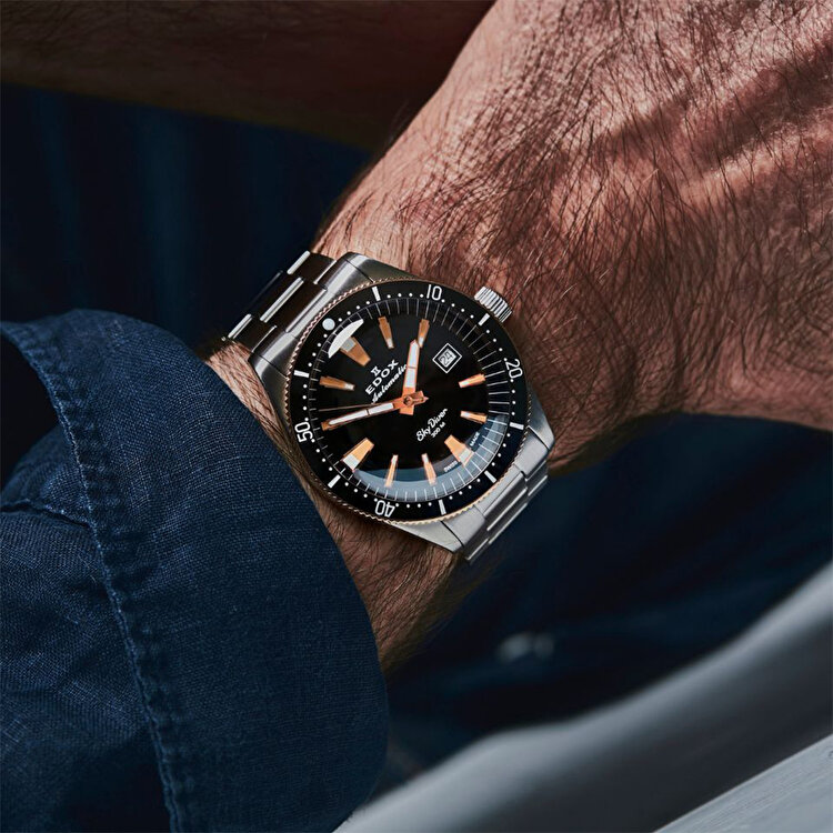 Edox Skydiver 80126-357RNM-NIRB Kol Saati