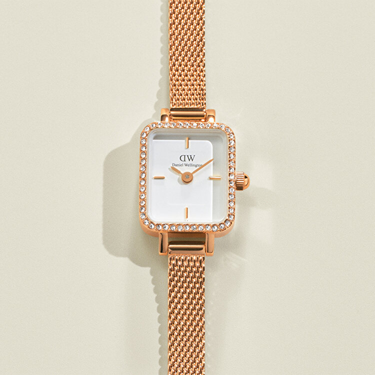 Quadro Mini Lumine Bezel Rose Gold DW00600731