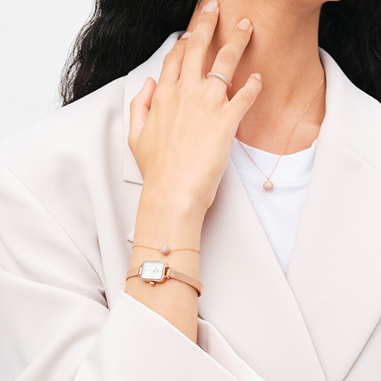 Quadro Mini Lumine Bezel Rose Gold DW00600731