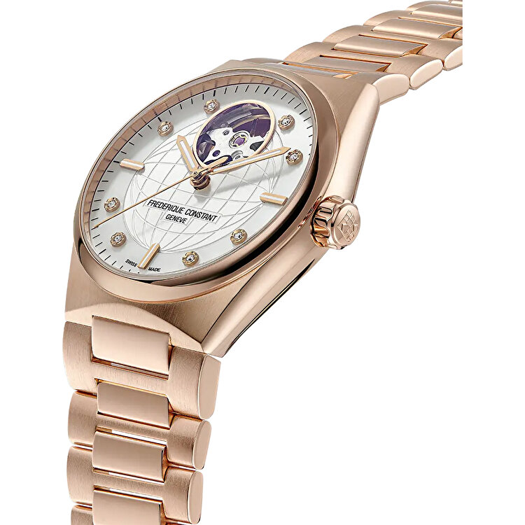New Highlife Auto Ladies Heart Beat FC-310MPWD2NH4B Kol Saati