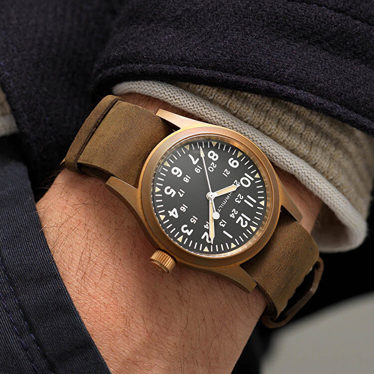 Hamilton Khaki Field Mechanical H69459530 Kol Saati
