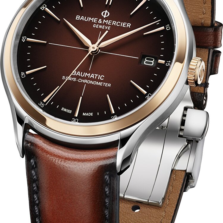 Baume & Mercier Clifton Automatic Burgundy 40mm M0A10713