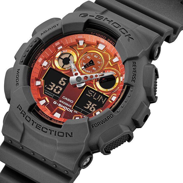 Casio G-Shock GA-100FL-8ADR Kol Saati