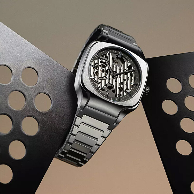 D1 Milano Square Skeleton SLBJ01 Kol Saati